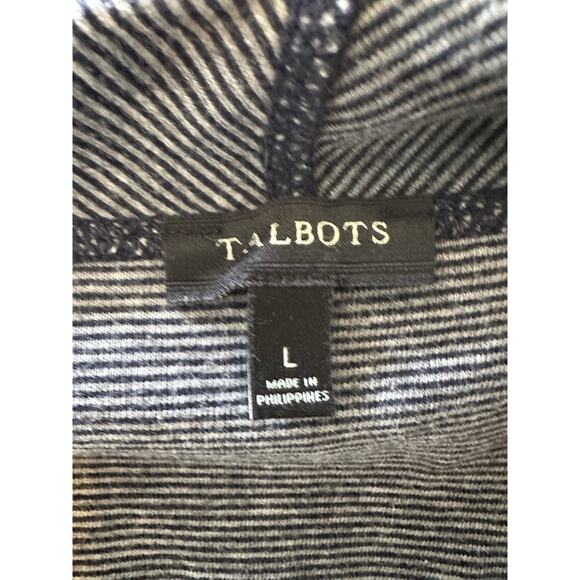 Talbots Open Front Cardigan Women’s Size Large Blue Fall Casual - Picture 4 of 5